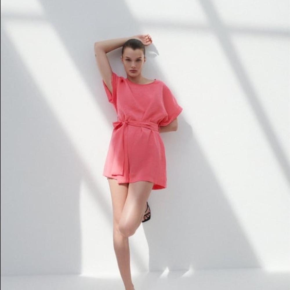 NWT ZARA Pink Romper
